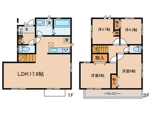 Kolet府中四谷#08の物件間取画像